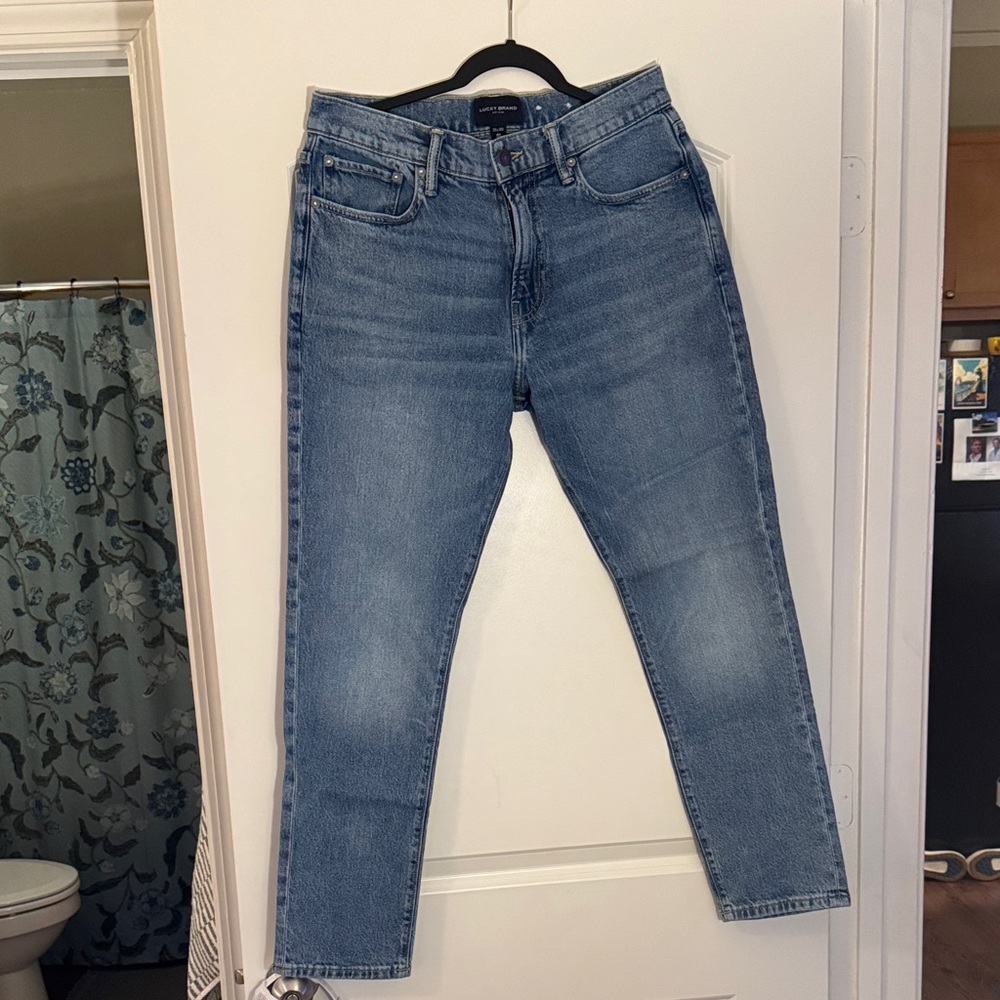 Lucky Brand Men's Light Blue Straight Jeans